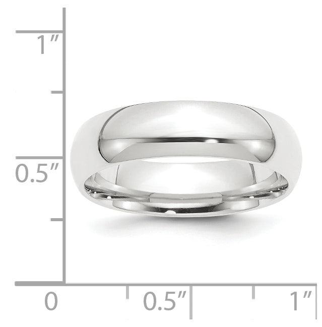 14k Yellow Or White Gold Or Platinum Lightweight Comfort Fit Wedding Band