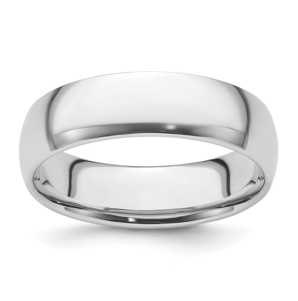 14k Yellow Or White Gold Or Platinum Lightweight Comfort Fit Wedding Band