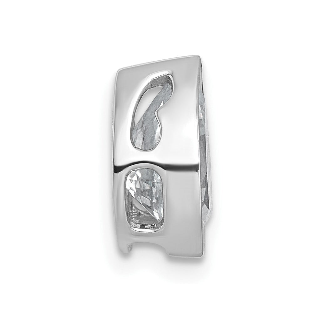 14K Yellow Or White Gold Certified Lab Grown Diamond VS+ F+ Pear Complete Bezel Set Solitaire Chain Slide Pendant