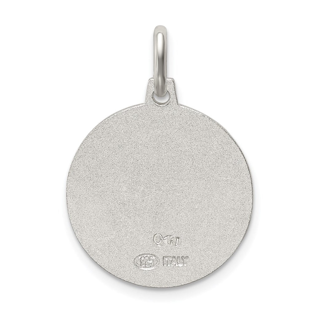 Sterling Silver St. Christopher Medal – Elegant Jewelry Gift for Birthday, Anniversary, Engagement, Wedding