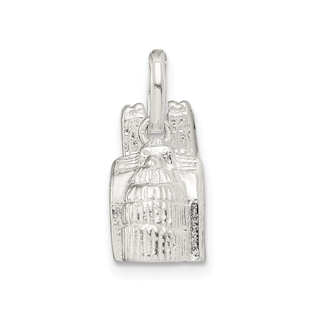 Sterling Silver Westminster Abbey Charm – Elegant Jewelry Gift for Birthday, Anniversary, Engagement, Wedding