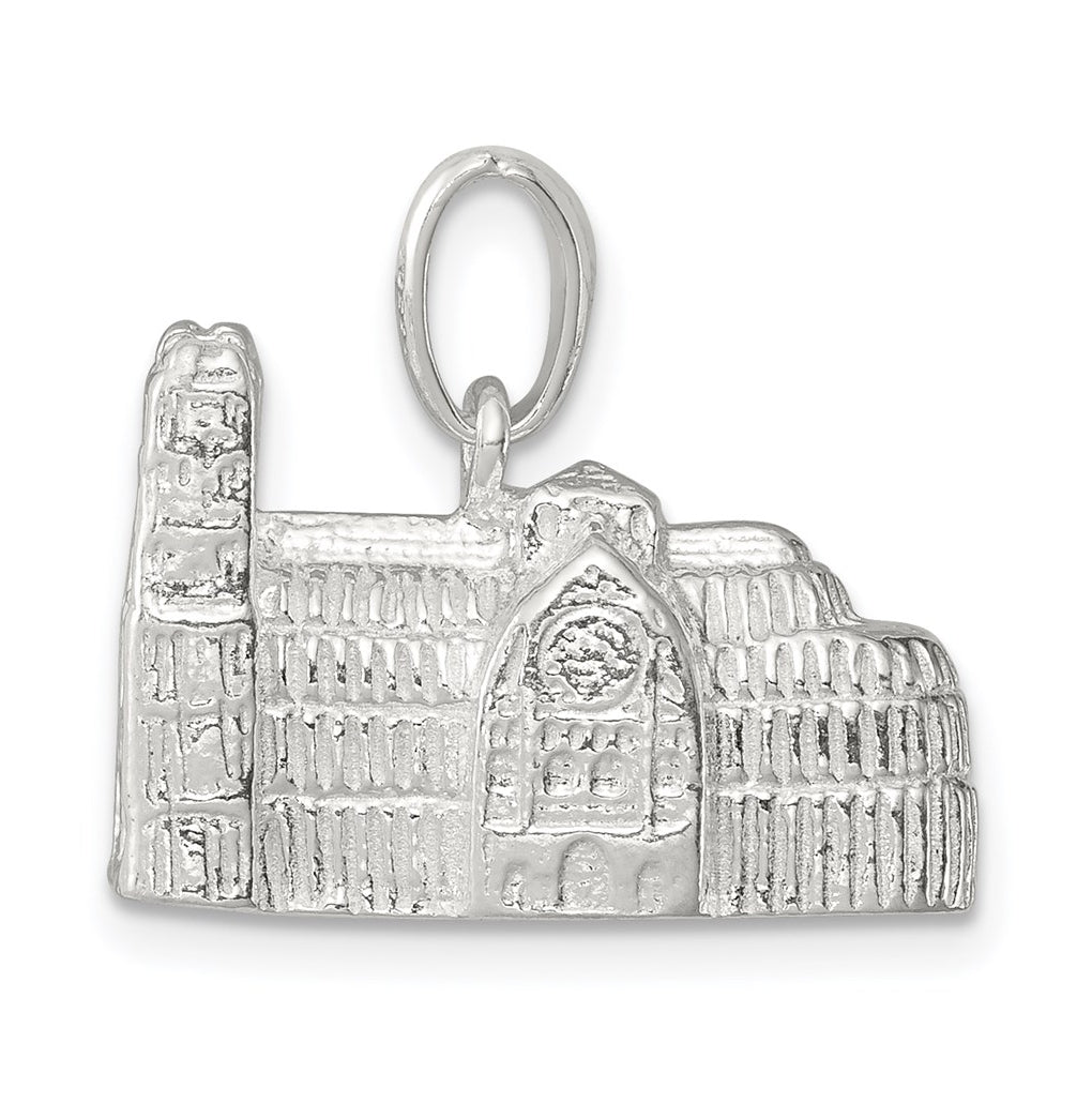 Sterling Silver Westminster Abbey Charm – Elegant Jewelry Gift for Birthday, Anniversary, Engagement, Wedding