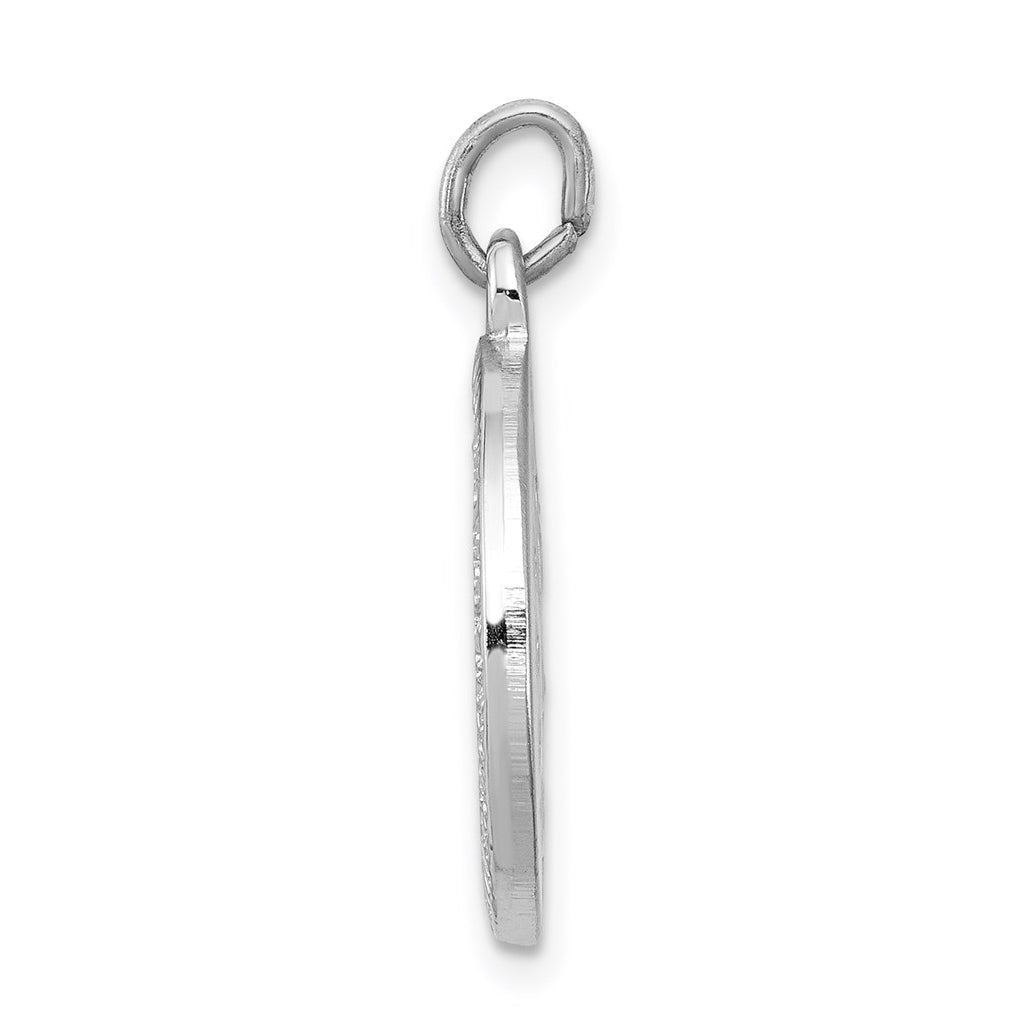 Sterling Silver Platinum-plated Miraculous Medal – Elegant Jewelry Gift for Birthday, Anniversary, Engagement, Wedding