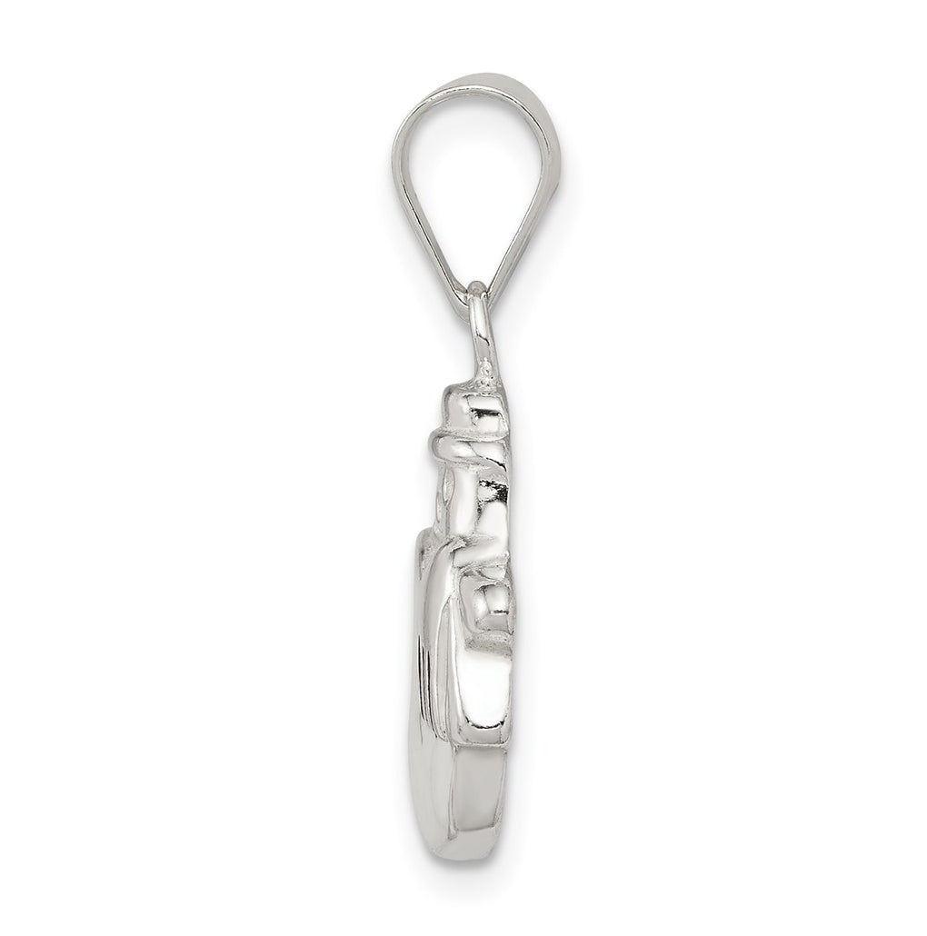 Sterling Silver Enameled Snowman Charm – Elegant Jewelry Gift for Birthday, Anniversary, Engagement, Wedding