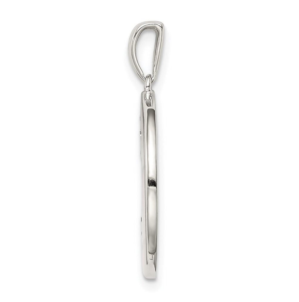 Sterling Silver Rhodium-plated & Cubic Zirconia Sagittarius Zodiac Pendant – Elegant Jewelry Gift for Birthday, Anniversary, Engagement, Wedding