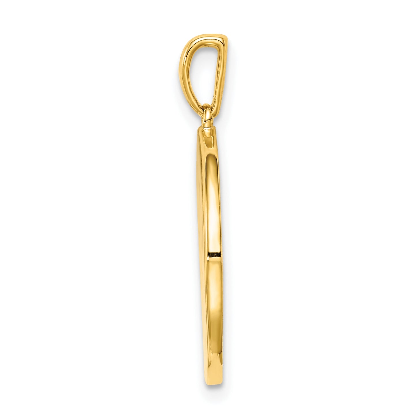 Sterling Silver Gold plated & Cubic Zirconia Sagittarius Zodiac Pendant