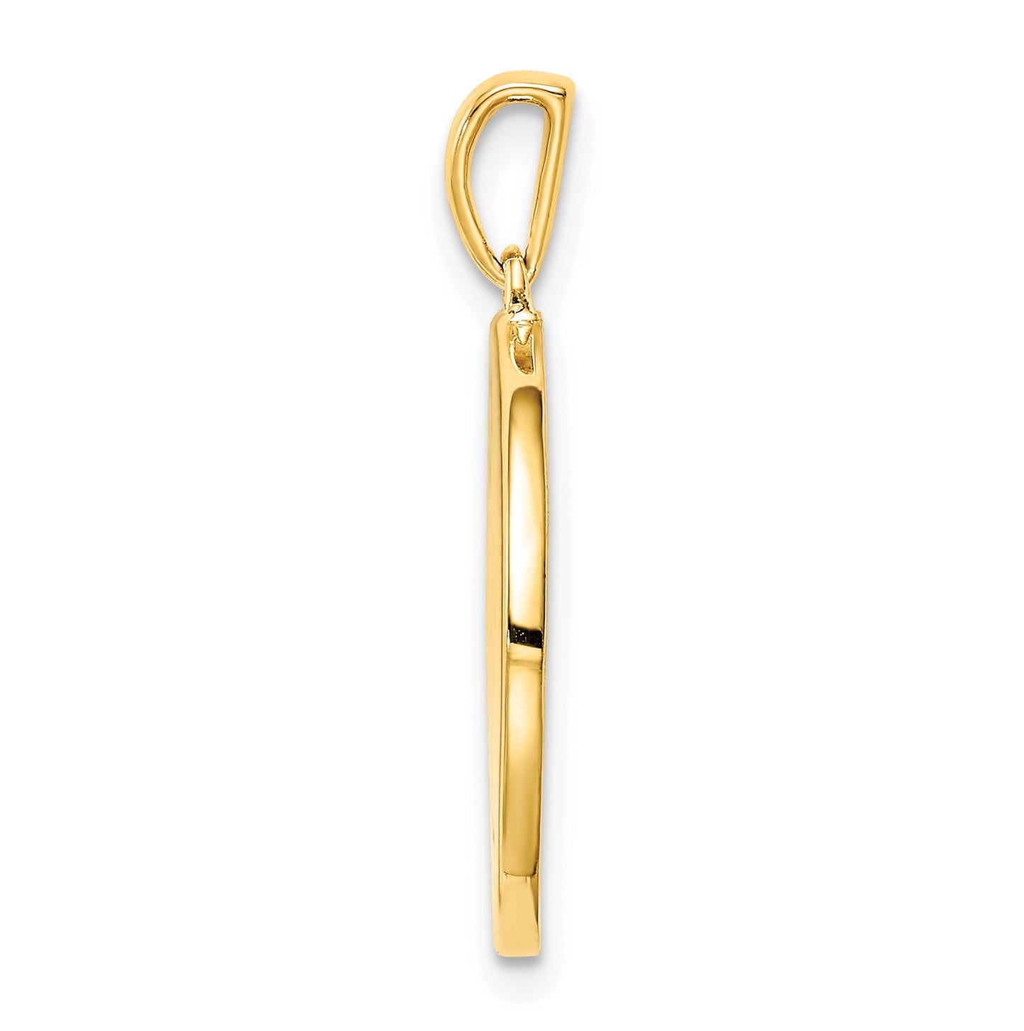 Sterling Silver Gold plated & Cubic Zirconia Pisces Zodiac Pendant