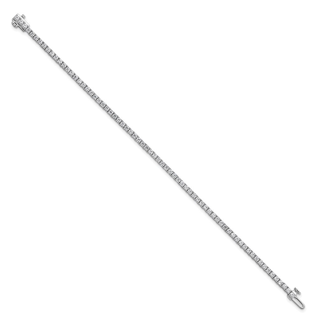 10K Yellow Gold 3ct Lab Grown Diamond VS+ F+ Complete Tennis Bracelet – Elegant Jewelry Gift for Birthday, Anniversary, Engagement, Wedding