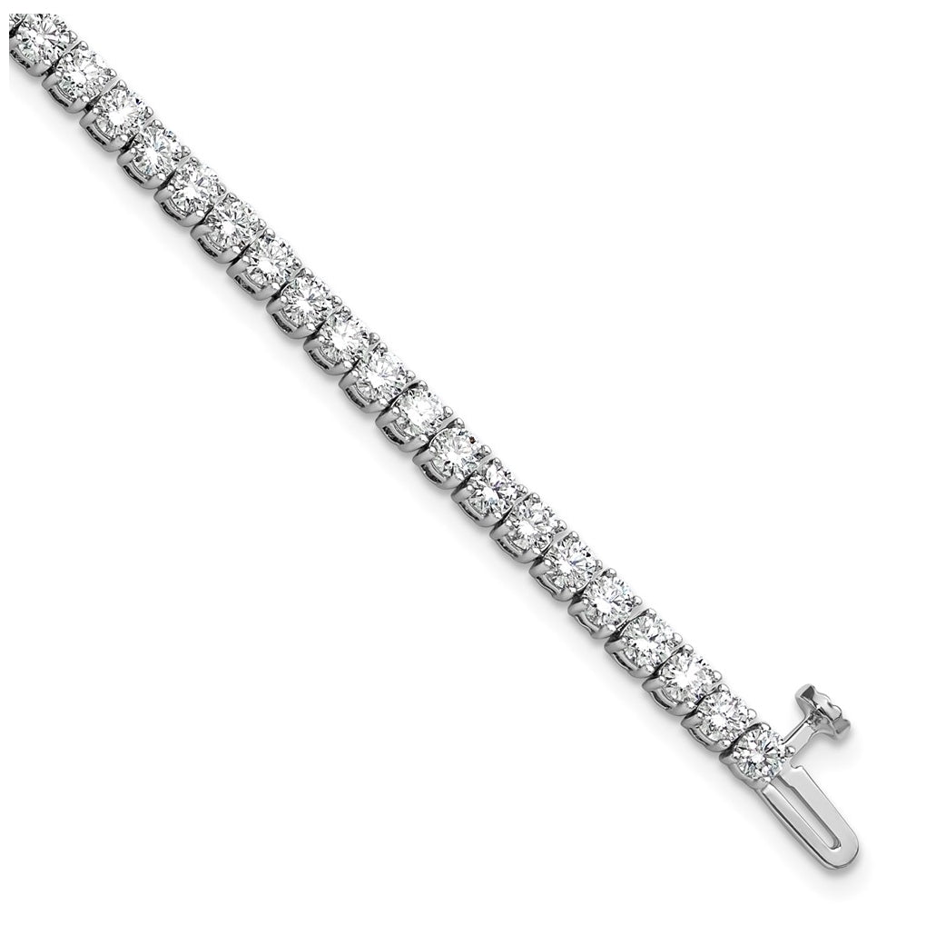 10K Yellow Gold 3ct Lab Grown Diamond VS+ F+ Complete Tennis Bracelet – Elegant Jewelry Gift for Birthday, Anniversary, Engagement, Wedding