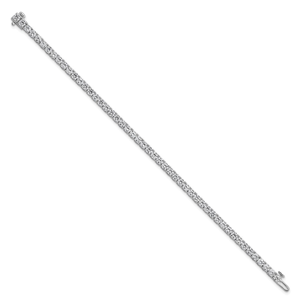 10K Yellow Gold 3ct Lab Grown Diamond VS+ F+ Complete Tennis Bracelet – Elegant Jewelry Gift for Birthday, Anniversary, Engagement, Wedding
