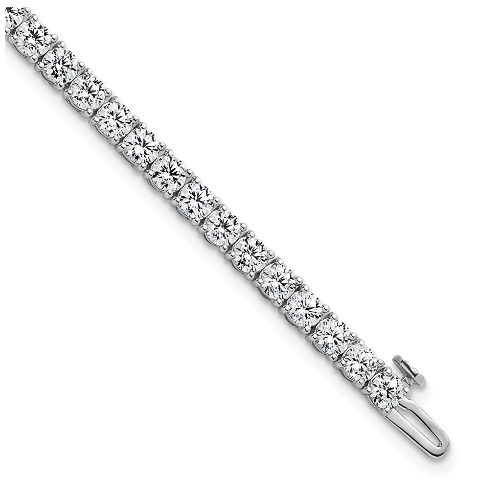 10K Yellow Gold 3ct Lab Grown Diamond VS+ F+ Complete Tennis Bracelet – Elegant Jewelry Gift for Birthday, Anniversary, Engagement, Wedding