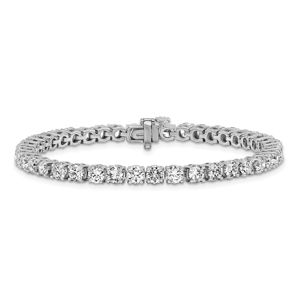 10K Yellow Gold 3ct Lab Grown Diamond VS+ F+ Complete Tennis Bracelet – Elegant Jewelry Gift for Birthday, Anniversary, Engagement, Wedding