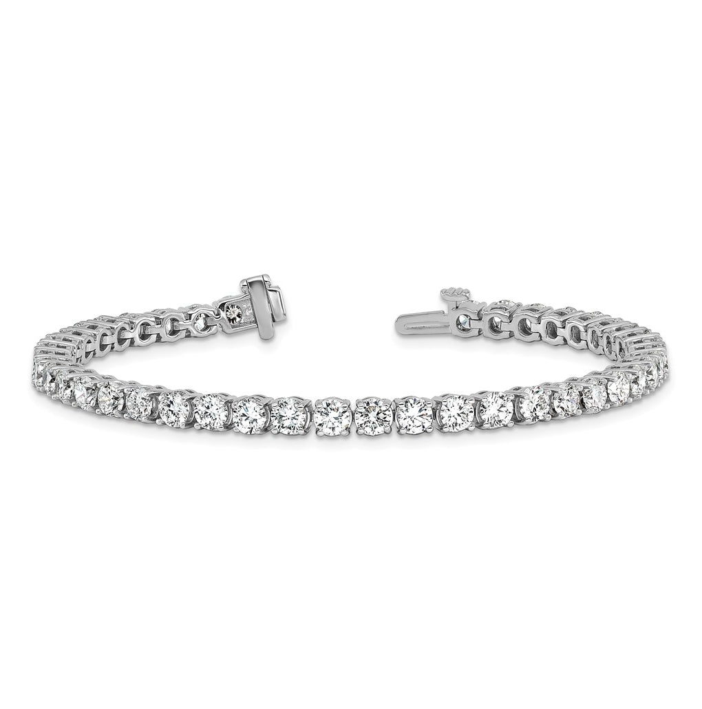 10K Yellow Gold 3ct Lab Grown Diamond VS+ F+ Complete Tennis Bracelet – Elegant Jewelry Gift for Birthday, Anniversary, Engagement, Wedding