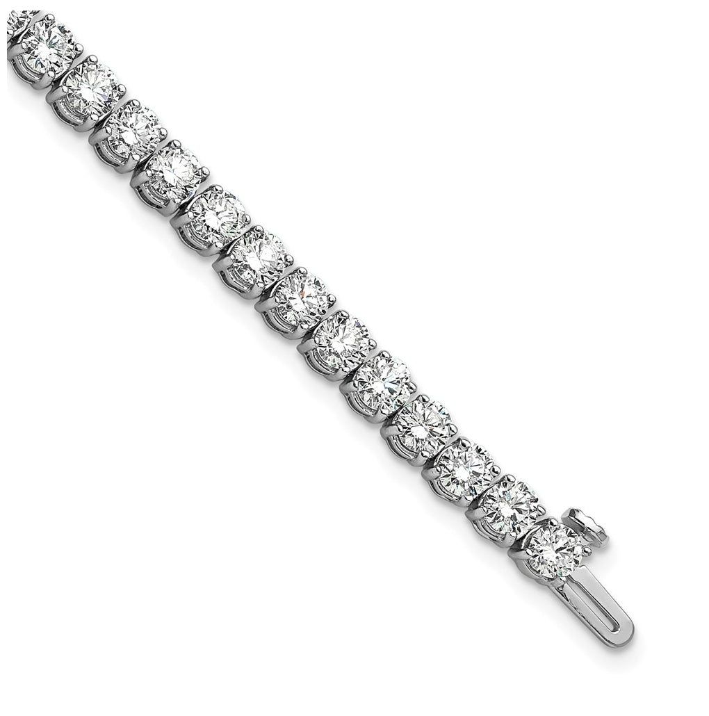 10K Yellow Gold 3ct Lab Grown Diamond VS+ F+ Complete Tennis Bracelet – Elegant Jewelry Gift for Birthday, Anniversary, Engagement, Wedding