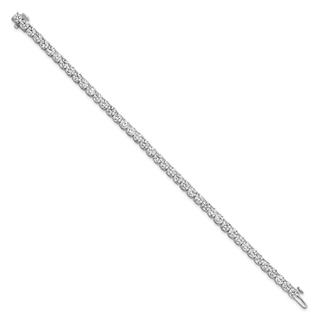 10K Yellow Gold 3ct Lab Grown Diamond VS+ F+ Complete Tennis Bracelet – Elegant Jewelry Gift for Birthday, Anniversary, Engagement, Wedding
