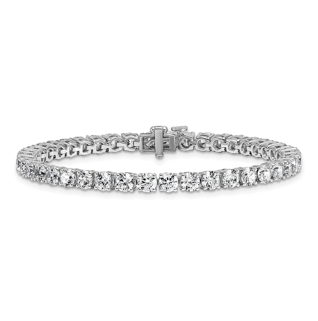 10K Yellow Gold 3ct Lab Grown Diamond VS+ F+ Complete Tennis Bracelet – Elegant Jewelry Gift for Birthday, Anniversary, Engagement, Wedding