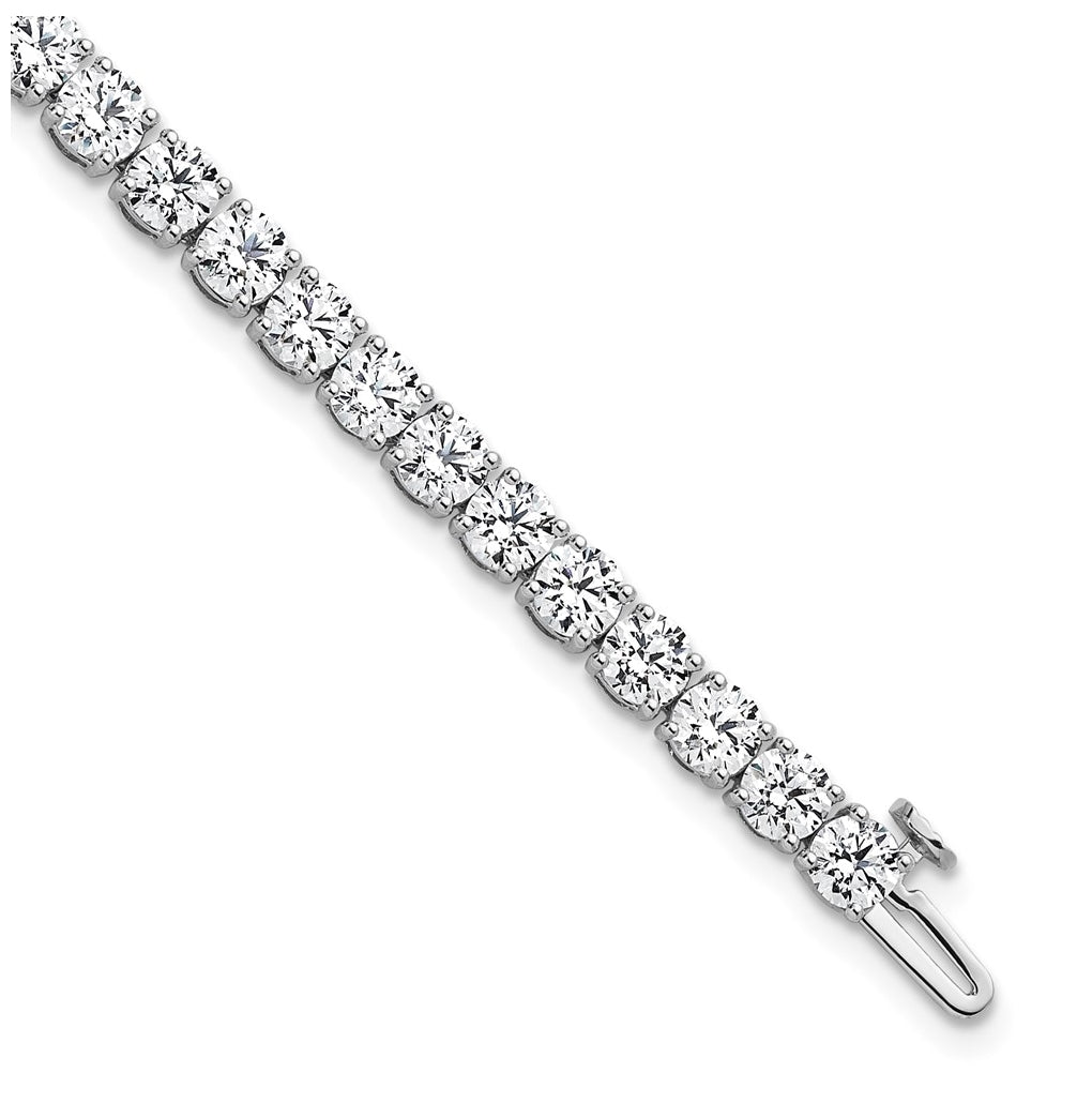 10K Yellow Gold 3ct Lab Grown Diamond VS+ F+ Complete Tennis Bracelet – Elegant Jewelry Gift for Birthday, Anniversary, Engagement, Wedding