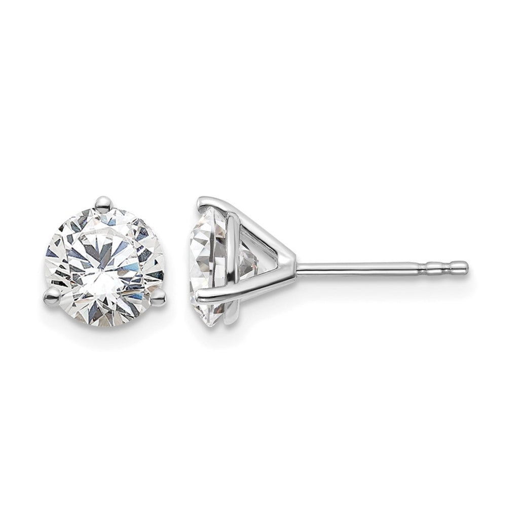 10K Yellow Gold 1ct Lab Grown Diamond VS/SI+ G+ Round Complete Stud Earrings – Elegant Jewelry Gift for Birthday, Anniversary, Engagement, Wedding
