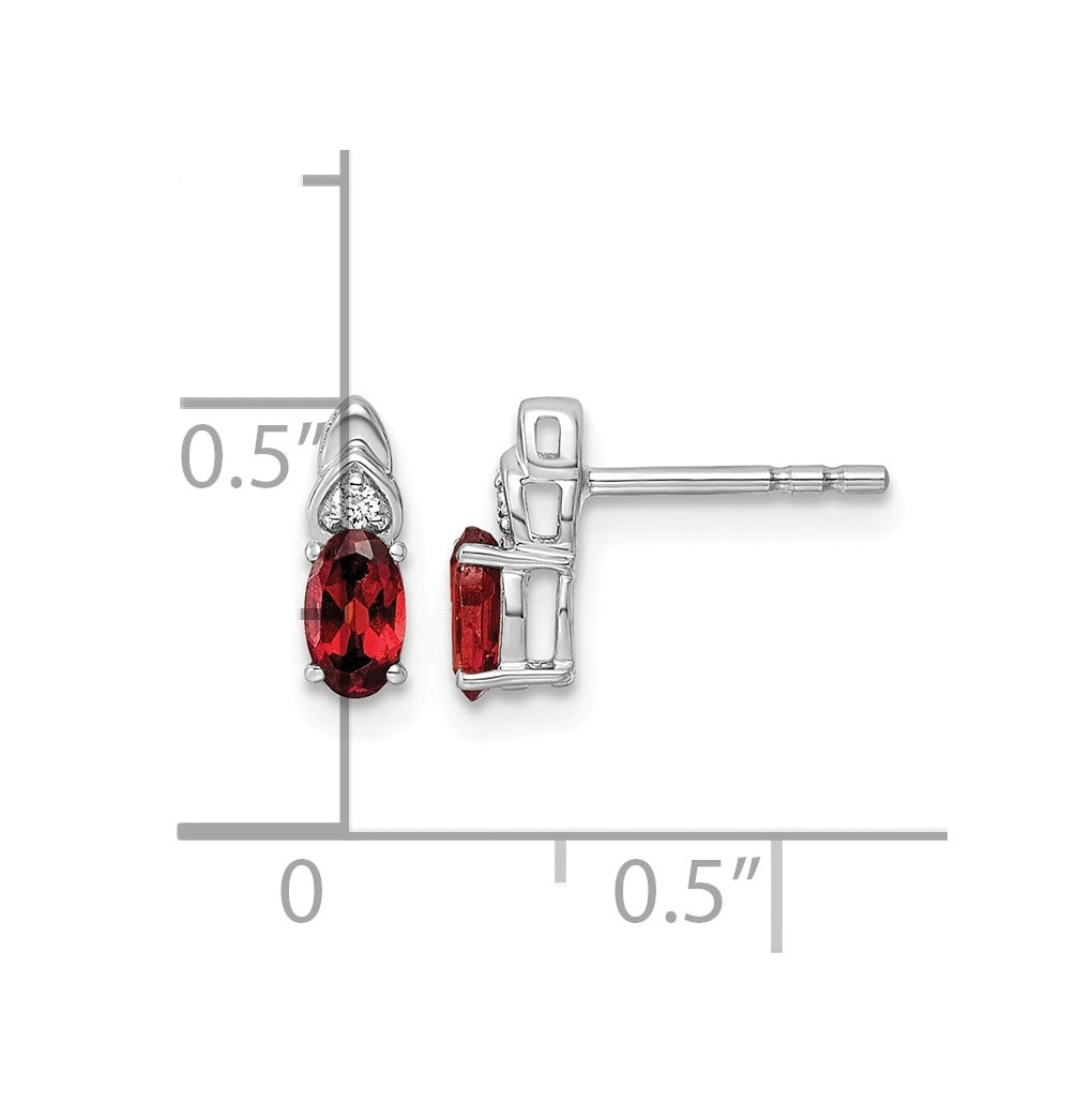 14K Yellow Gold Amethyst & Lab Grown Diamond VS/SI+ G+ February Birthstone Complete Stud Earrings – Elegant Jewelry Gift for Birthday, Anniversary, Engagement, Wedding