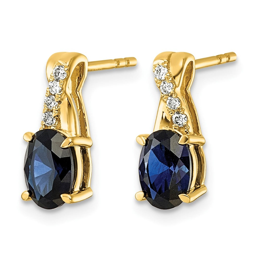14k White Gold Amethyst & Lab Grown Diamond VS/SI+ G+ February Birthstone Complete Earrings – Elegant Jewelry Gift for Birthday, Anniversary, Engagement, Wedding