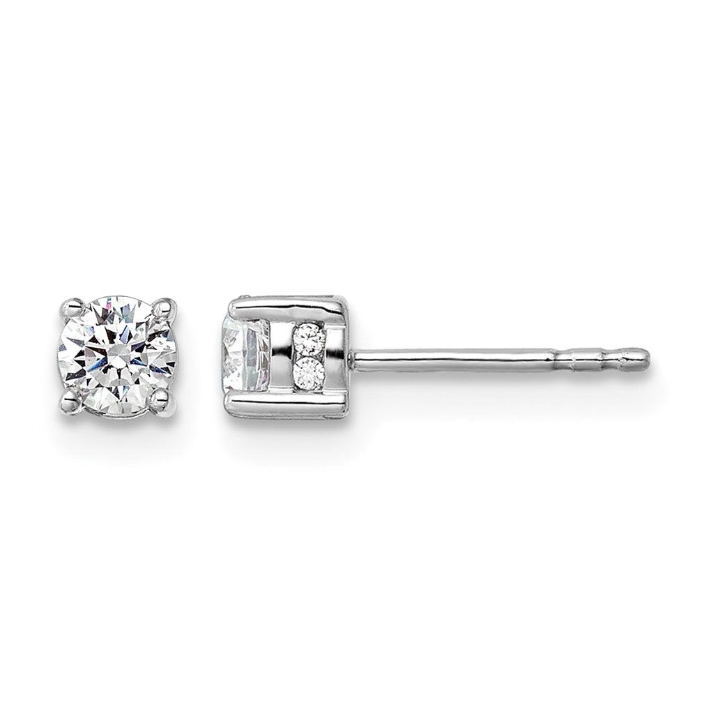 10K Yellow Gold 1/2 ct Lab Grown Diamond VS/SI+ G+ Complete Stud Post Earrings – Elegant Jewelry Gift for Birthday, Anniversary, Engagement, Wedding