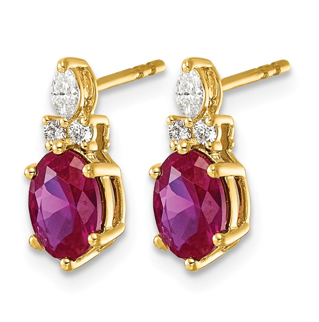 14k White Gold Amethyst & 1/6 carat Lab Grown Diamond VS/SI+ G+ February Birthstone Complete Twisted Earrings – Elegant Jewelry Gift for Birthday, Anniversary, Engagement, Wedding