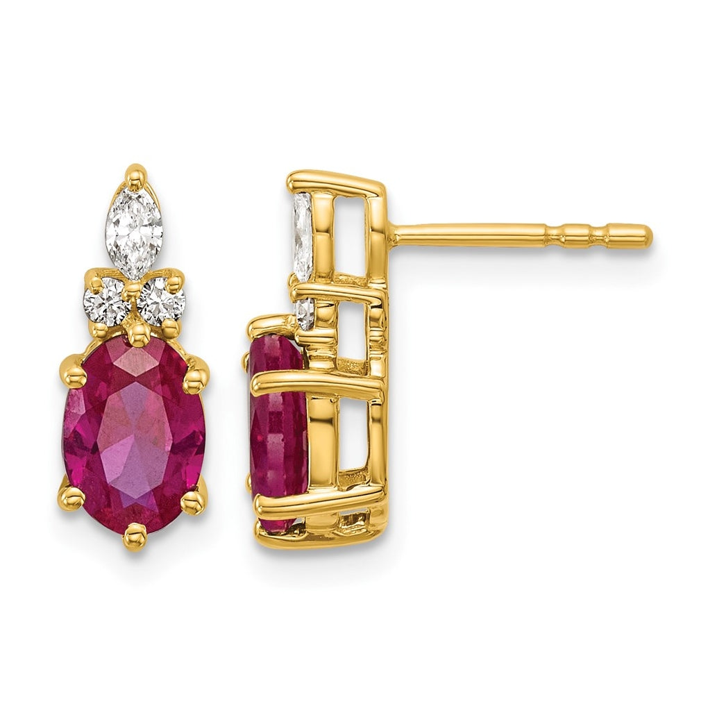 14k White Gold Amethyst & 1/6 carat Lab Grown Diamond VS/SI+ G+ February Birthstone Complete Twisted Earrings – Elegant Jewelry Gift for Birthday, Anniversary, Engagement, Wedding