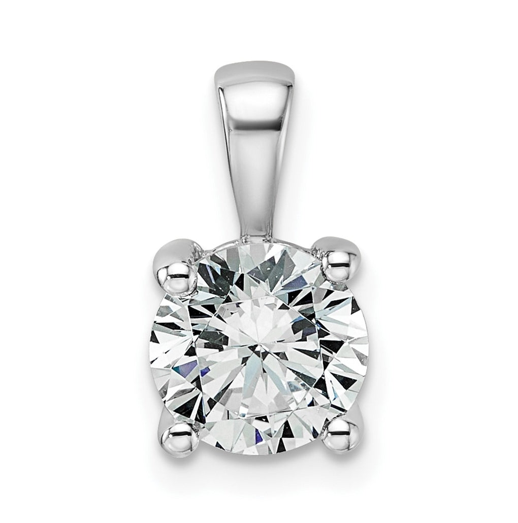 10K Yellow Gold 1/2 ct Lab Grown Diamond VS+ F+ Round Complete 4 Prong Pendant – Elegant Jewelry Gift for Birthday, Anniversary, Engagement, Wedding