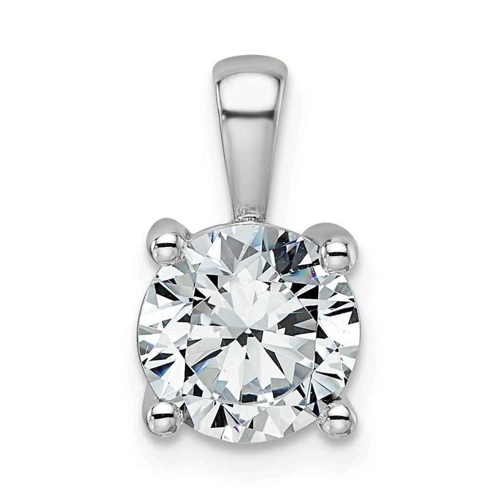 10K Yellow Gold 1/2 ct Lab Grown Diamond VS+ F+ Round Complete 4 Prong Pendant – Elegant Jewelry Gift for Birthday, Anniversary, Engagement, Wedding