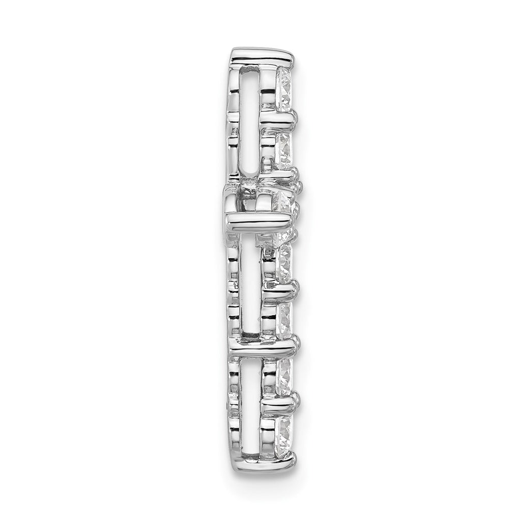 10K Yellow Gold 1ct Lab Grown Diamond VS/SI+ G+ Complete Cross Chain Slide Pendant – Elegant Jewelry Gift for Birthday, Anniversary, Engagement, Wedding