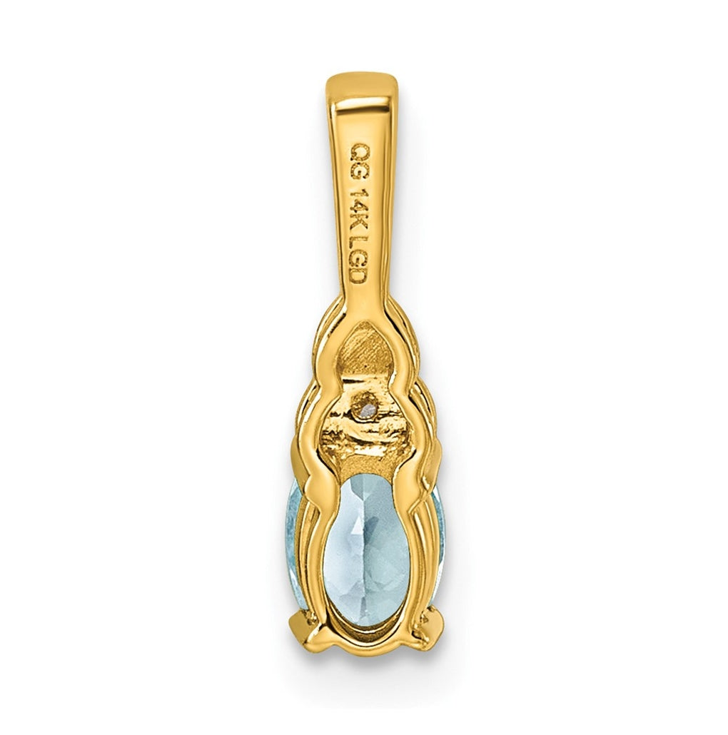 14K Yellow Gold Amethyst & Lab Grown Diamond VS/SI+ G+ February Birthstone Complete Pendant – Elegant Jewelry Gift for Birthday, Anniversary, Engagement, Wedding