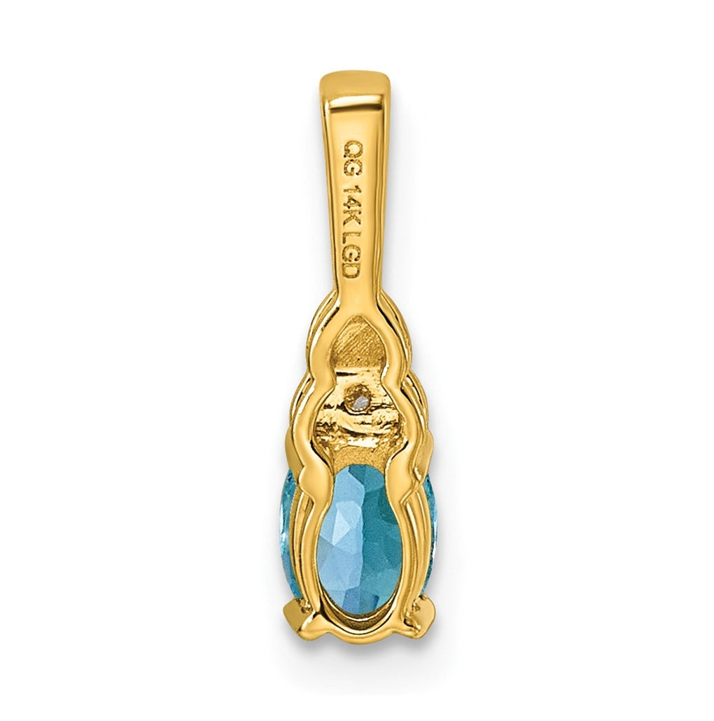 14K Yellow Gold Amethyst & Lab Grown Diamond VS/SI+ G+ February Birthstone Complete Pendant – Elegant Jewelry Gift for Birthday, Anniversary, Engagement, Wedding