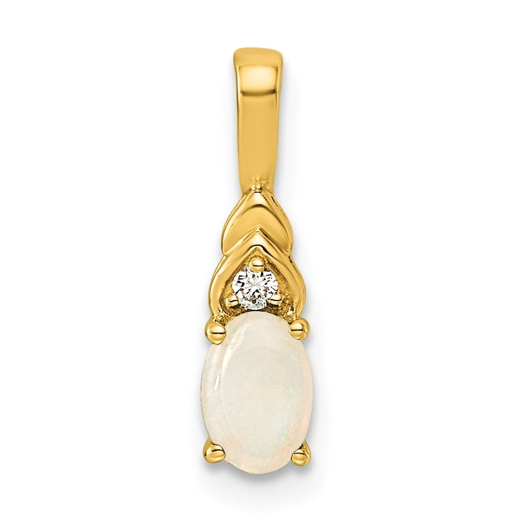 14K Yellow Gold Amethyst & Lab Grown Diamond VS/SI+ G+ February Birthstone Complete Pendant – Elegant Jewelry Gift for Birthday, Anniversary, Engagement, Wedding
