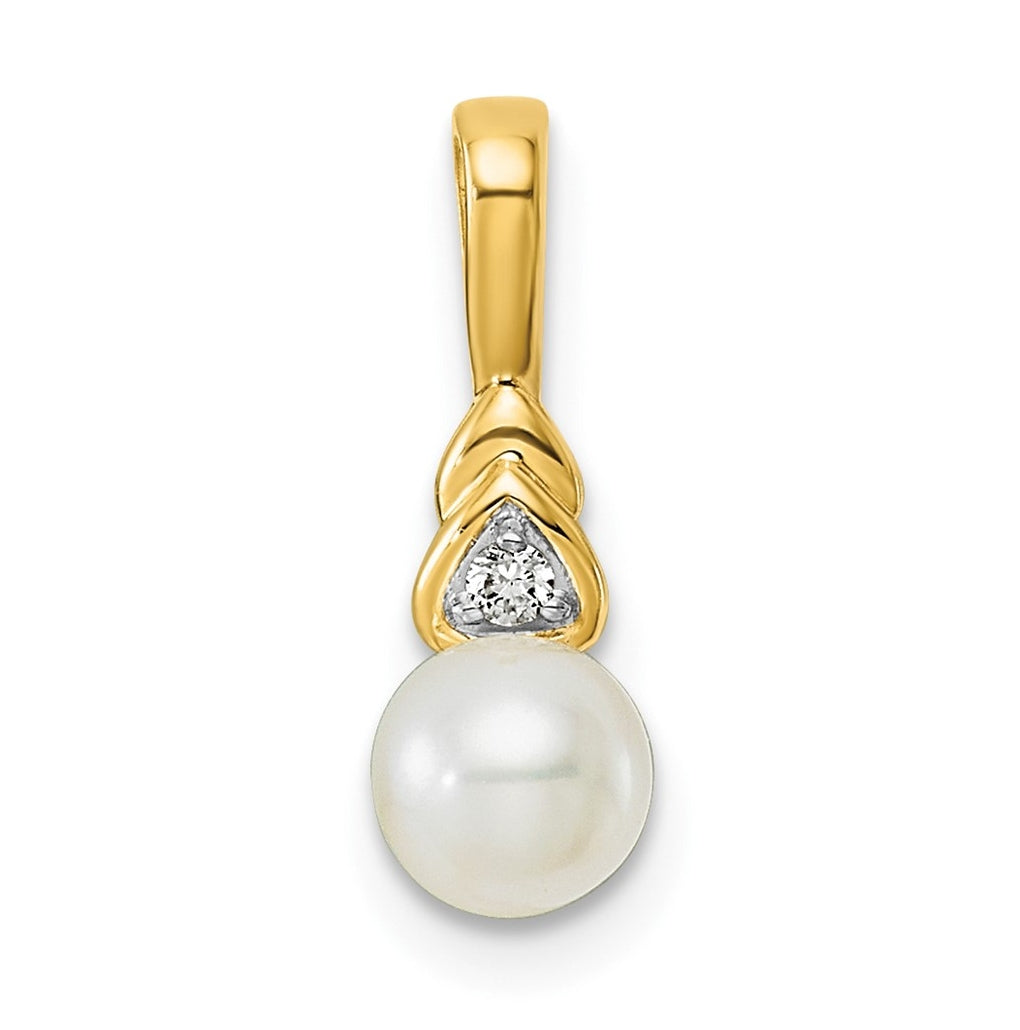 14K Yellow Gold Amethyst & Lab Grown Diamond VS/SI+ G+ February Birthstone Complete Pendant – Elegant Jewelry Gift for Birthday, Anniversary, Engagement, Wedding