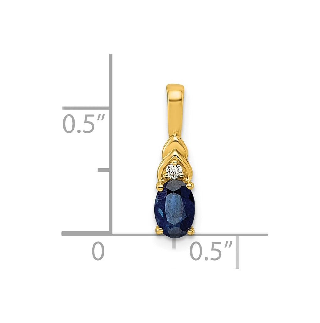 14K Yellow Gold Amethyst & Lab Grown Diamond VS/SI+ G+ February Birthstone Complete Pendant – Elegant Jewelry Gift for Birthday, Anniversary, Engagement, Wedding