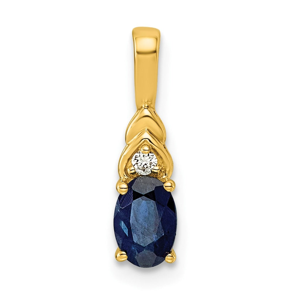 14K Yellow Gold Amethyst & Lab Grown Diamond VS/SI+ G+ February Birthstone Complete Pendant – Elegant Jewelry Gift for Birthday, Anniversary, Engagement, Wedding