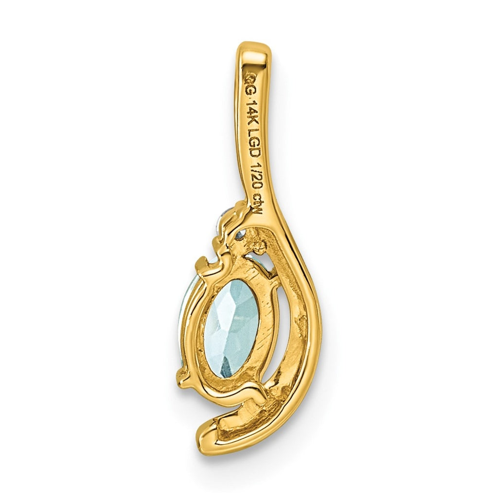 14K Yellow Gold Amethyst & Lab Grown Diamond VS/SI+ G+ February Birthstone Complete Pendant – Elegant Jewelry Gift for Birthday, Anniversary, Engagement, Wedding