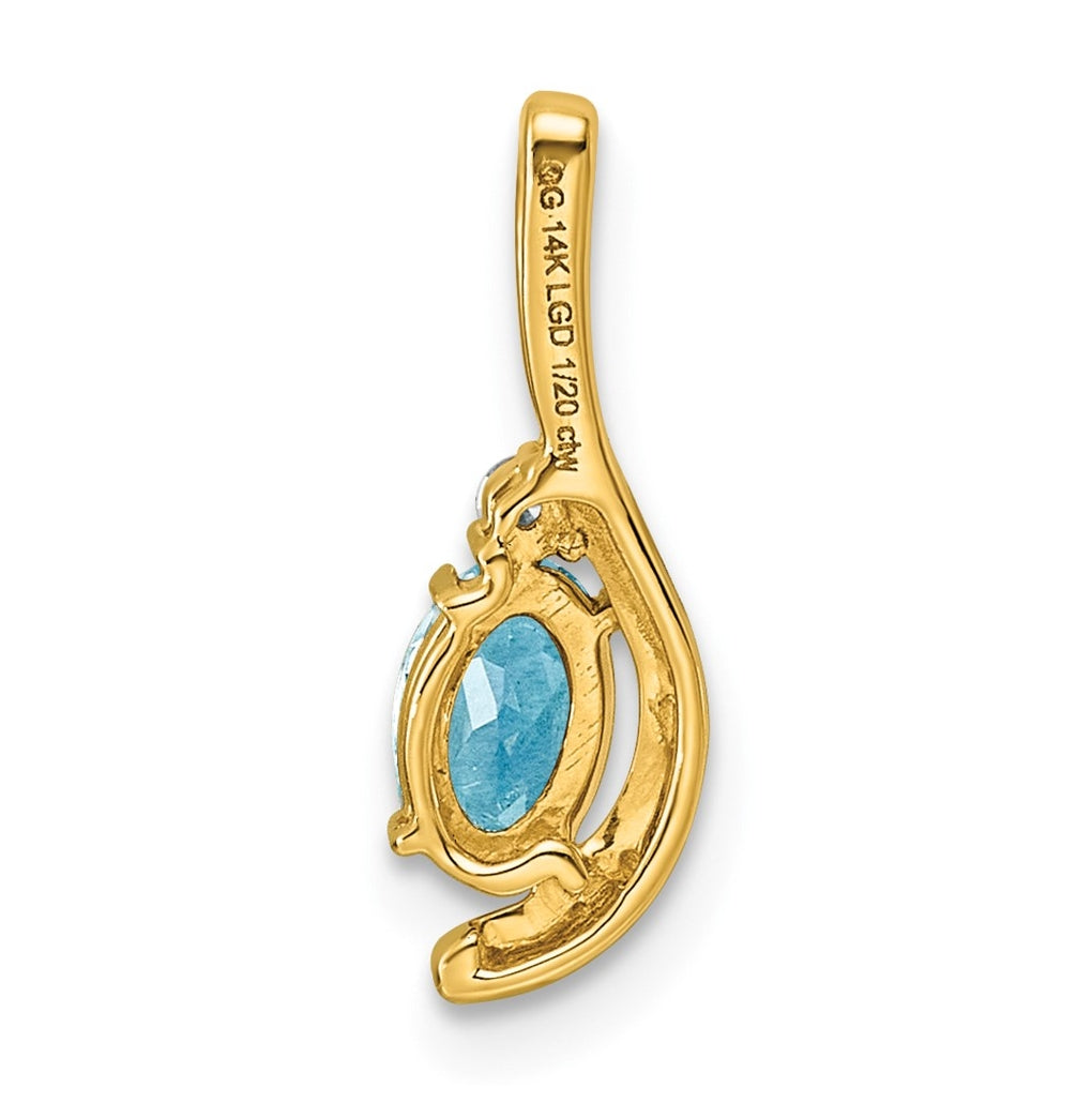 14K Yellow Gold Amethyst & Lab Grown Diamond VS/SI+ G+ February Birthstone Complete Pendant – Elegant Jewelry Gift for Birthday, Anniversary, Engagement, Wedding