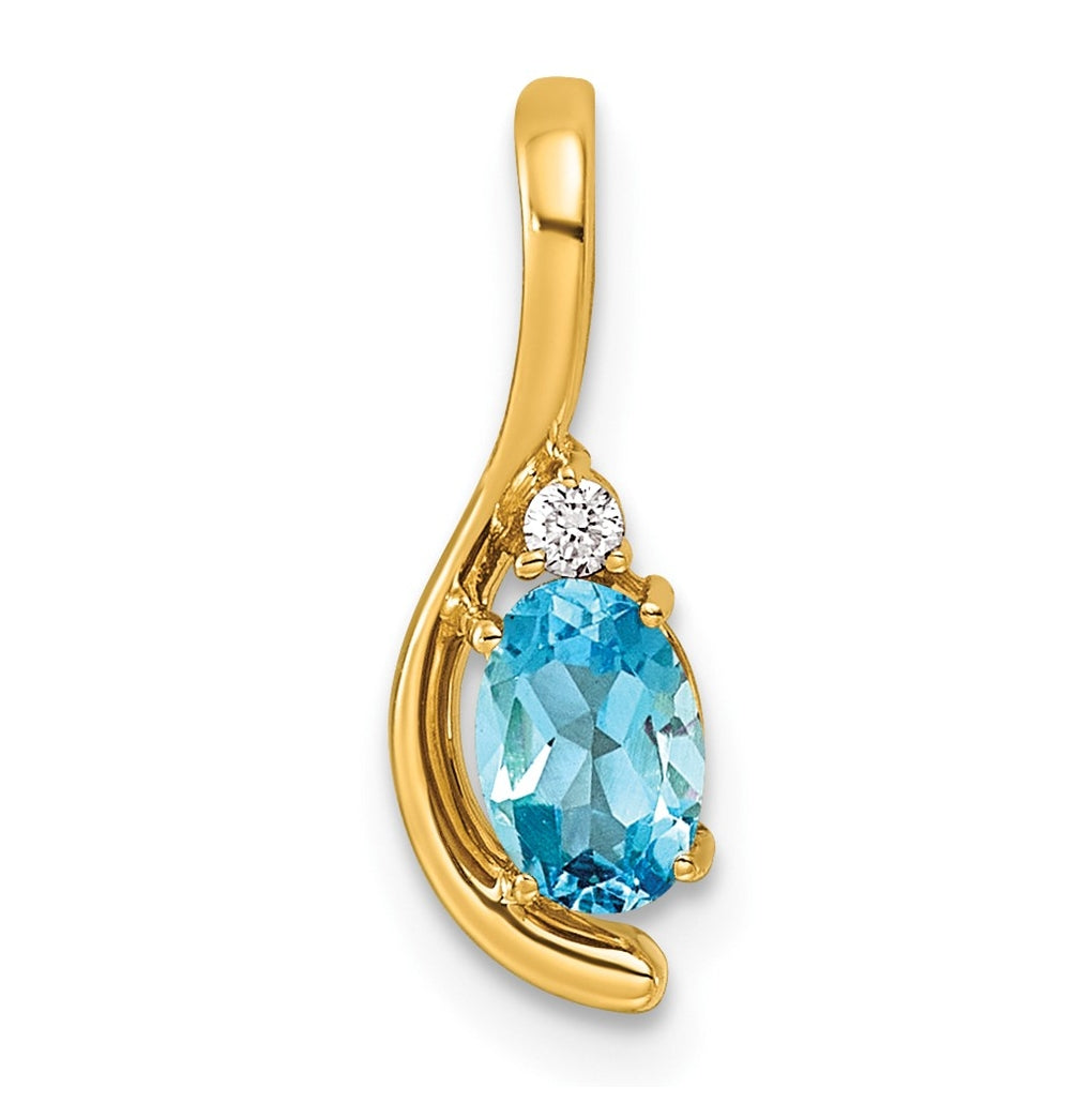 14K Yellow Gold Amethyst & Lab Grown Diamond VS/SI+ G+ February Birthstone Complete Pendant – Elegant Jewelry Gift for Birthday, Anniversary, Engagement, Wedding