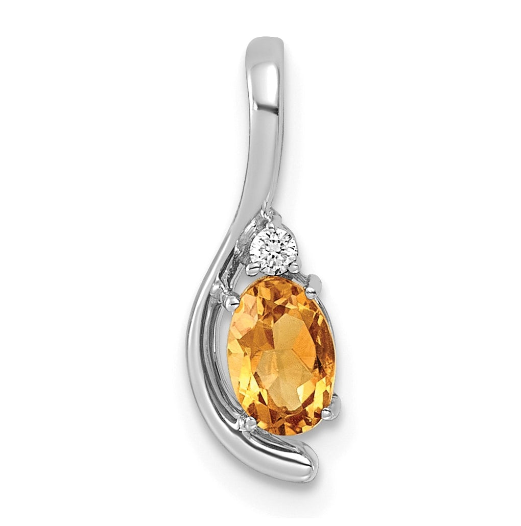 14K Yellow Gold Amethyst & Lab Grown Diamond VS/SI+ G+ February Birthstone Complete Pendant – Elegant Jewelry Gift for Birthday, Anniversary, Engagement, Wedding