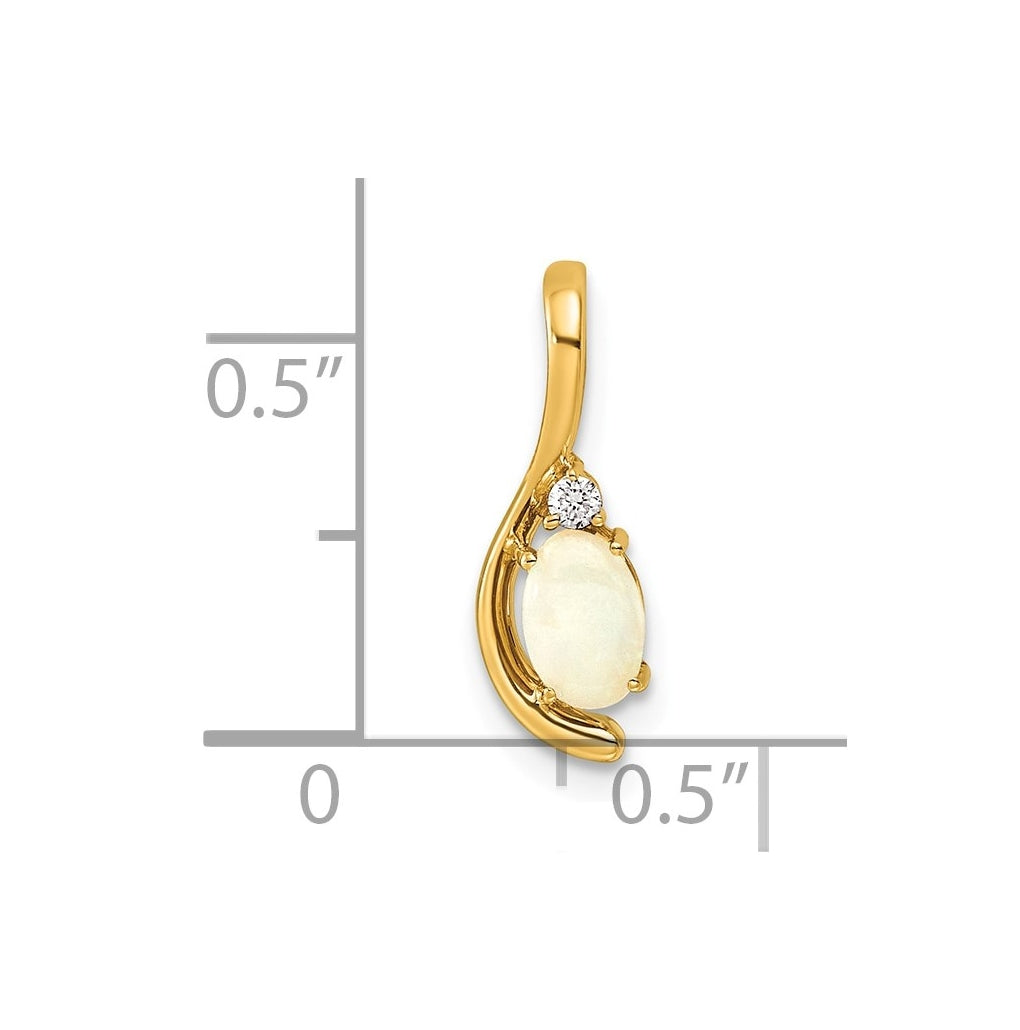 14K Yellow Gold Amethyst & Lab Grown Diamond VS/SI+ G+ February Birthstone Complete Pendant – Elegant Jewelry Gift for Birthday, Anniversary, Engagement, Wedding
