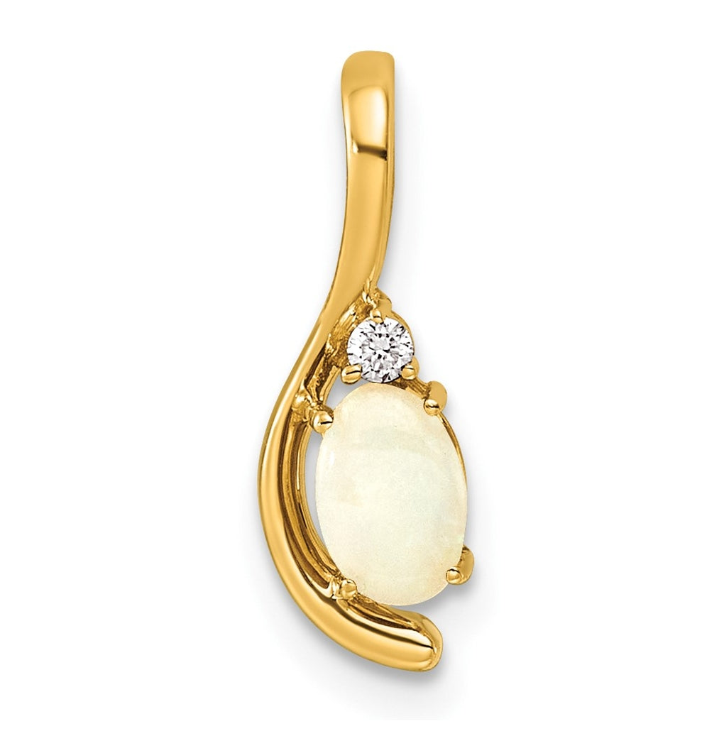 14K Yellow Gold Amethyst & Lab Grown Diamond VS/SI+ G+ February Birthstone Complete Pendant – Elegant Jewelry Gift for Birthday, Anniversary, Engagement, Wedding