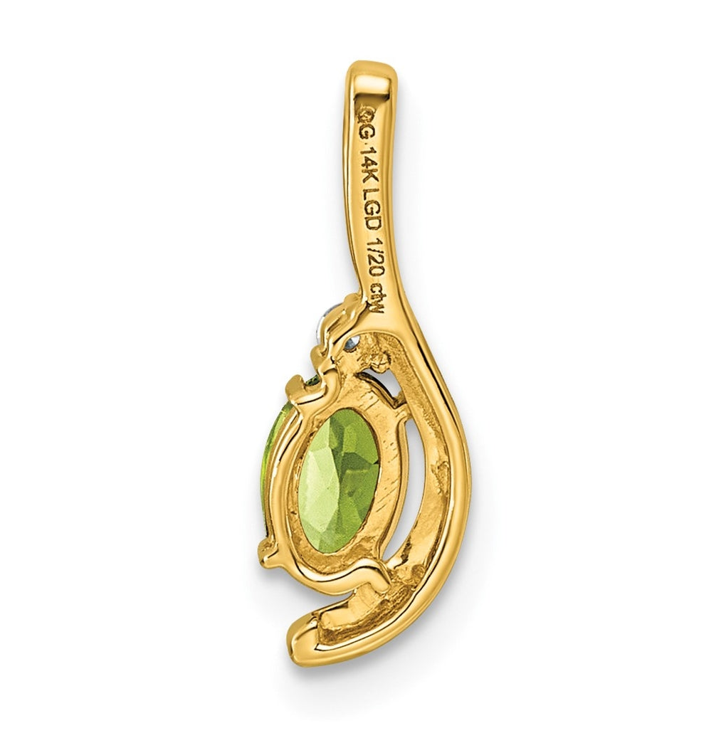 14K Yellow Gold Amethyst & Lab Grown Diamond VS/SI+ G+ February Birthstone Complete Pendant – Elegant Jewelry Gift for Birthday, Anniversary, Engagement, Wedding