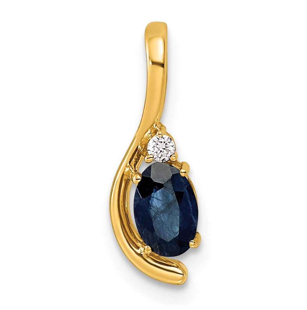 14K Yellow Gold Amethyst & Lab Grown Diamond VS/SI+ G+ February Birthstone Complete Pendant – Elegant Jewelry Gift for Birthday, Anniversary, Engagement, Wedding