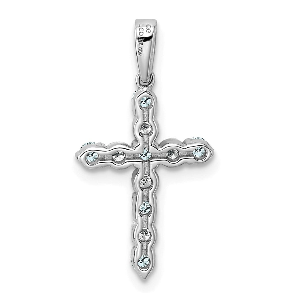 14K Yellow Gold Amethyst & 1/6 Cttw Lab Grown Diamond VS/SI+ G+ February Birthstone Complete Cross Pendant – Elegant Jewelry Gift for Birthday, Anniversary, Engagement, Wedding