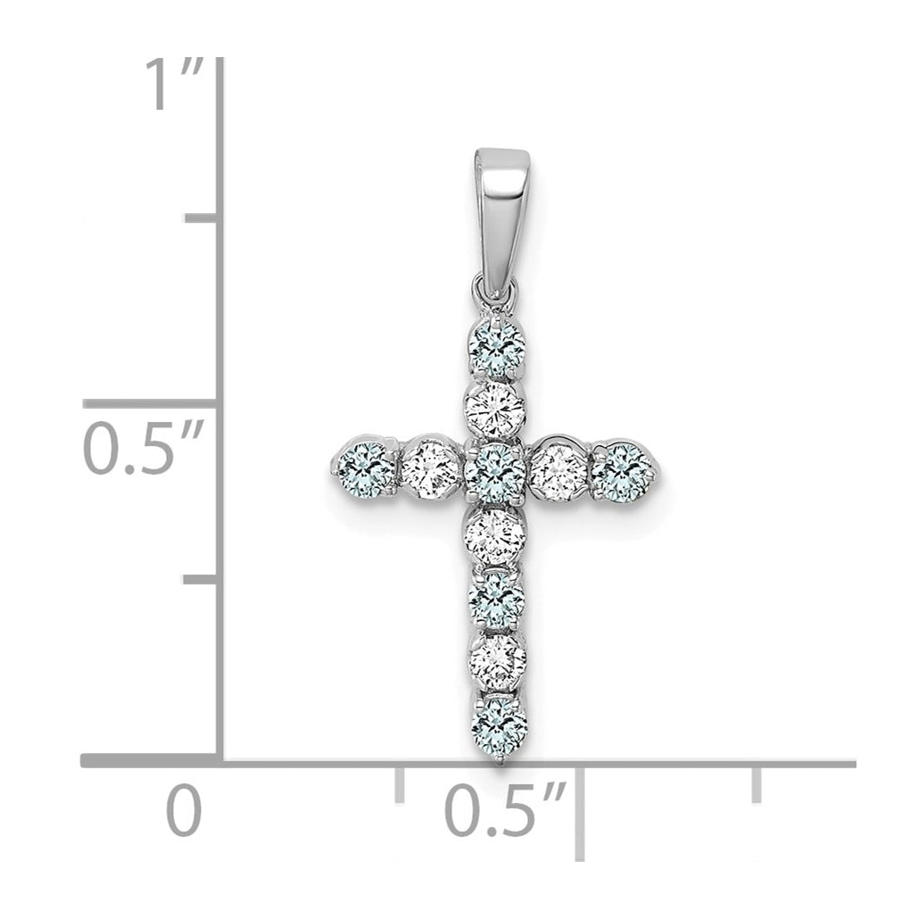 10k Yellow Gold Amethyst & 1/6 Cttw Lab Grown Diamond VS/SI+ G+ February Birthstone Complete Cross Pendant – Elegant Jewelry Gift for Birthday, Anniversary, Engagement, Wedding