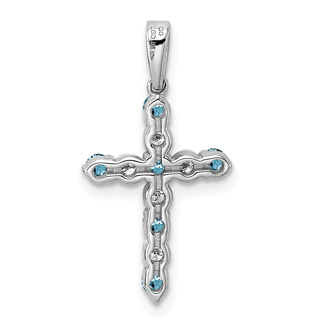 10k Yellow Gold Amethyst & 1/6 Cttw Lab Grown Diamond VS/SI+ G+ February Birthstone Complete Cross Pendant – Elegant Jewelry Gift for Birthday, Anniversary, Engagement, Wedding