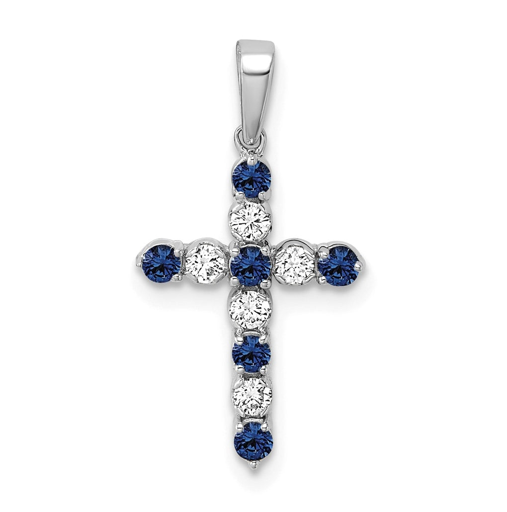 10k Yellow Gold Amethyst & 1/6 Cttw Lab Grown Diamond VS/SI+ G+ February Birthstone Complete Cross Pendant – Elegant Jewelry Gift for Birthday, Anniversary, Engagement, Wedding