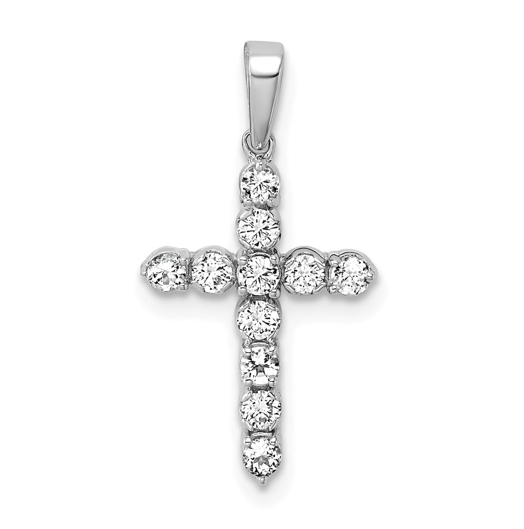 10k Yellow Gold Amethyst & 1/6 Cttw Lab Grown Diamond VS/SI+ G+ February Birthstone Complete Cross Pendant – Elegant Jewelry Gift for Birthday, Anniversary, Engagement, Wedding