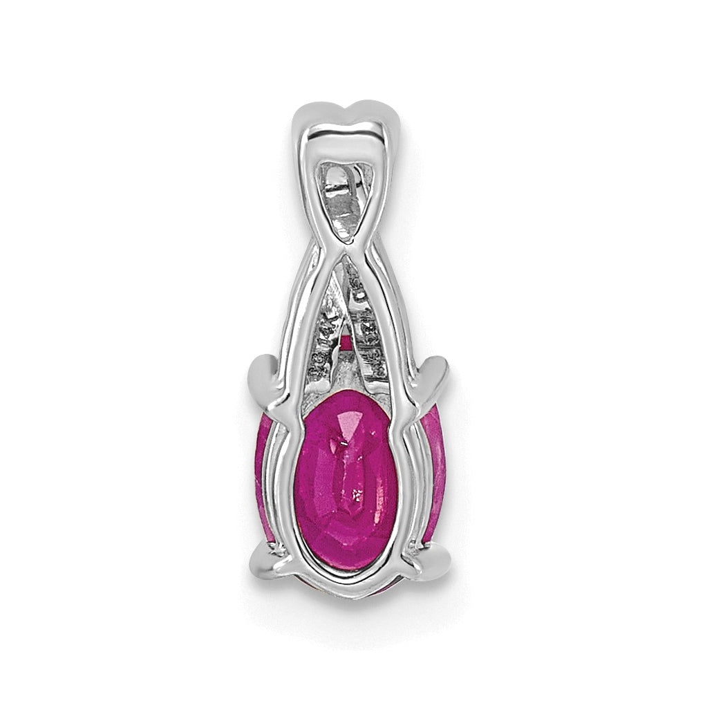 14k Yellow Gold Amethyst and Lab Grown Diamond VS/SI+ G+ Oval February Birthstone Complete Pendant – Elegant Jewelry Gift for Birthday, Anniversary, Engagement, Wedding